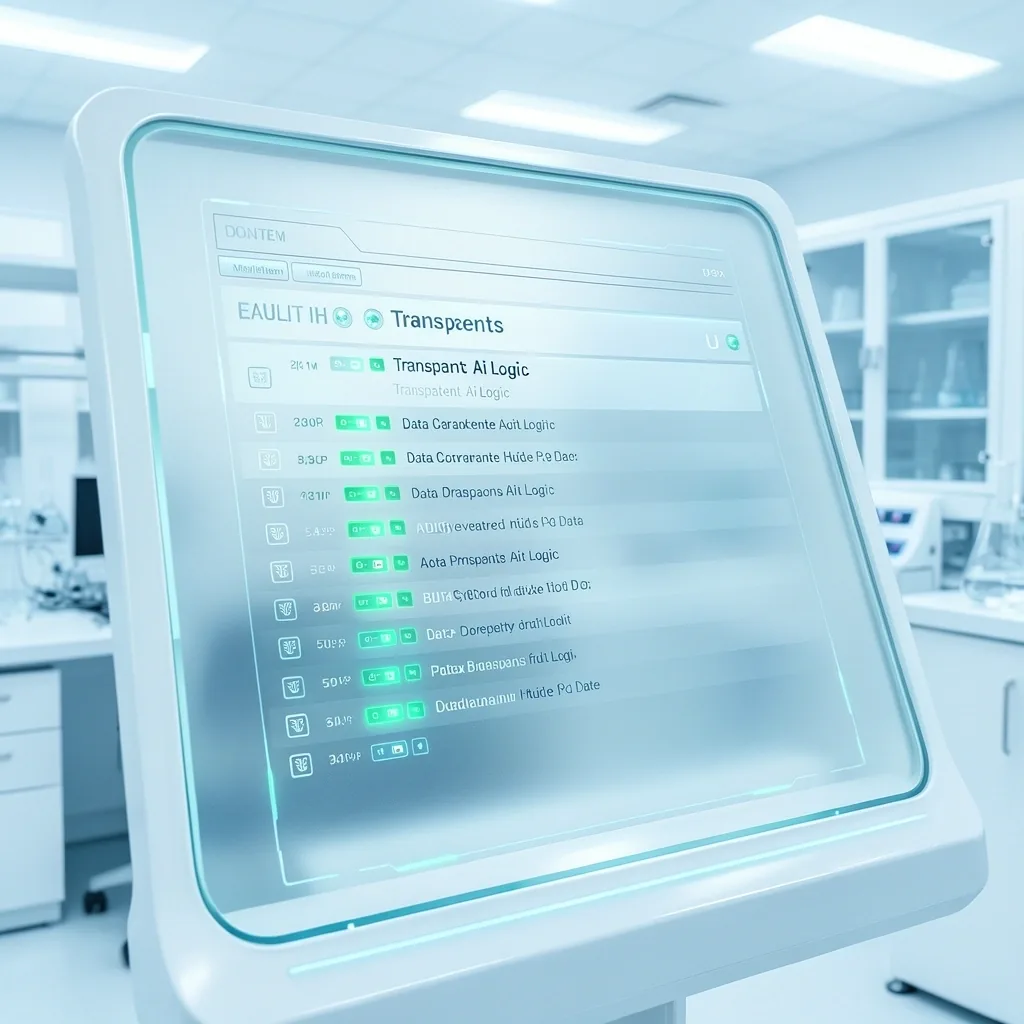 Clinical laboratory environment for AI auditing