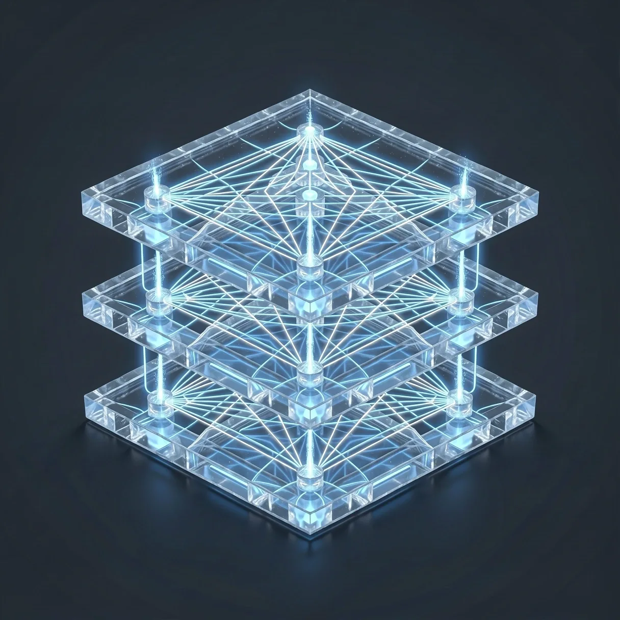 Visualization of neural network architecture layers