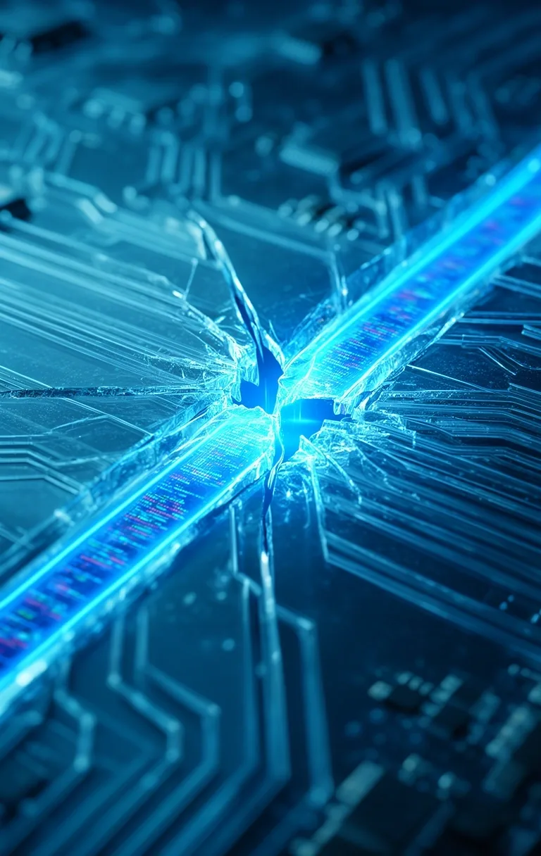 Visualizing a break in AI data pathways